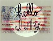Hello July graphic