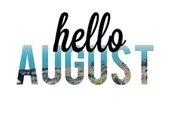 Hello August graphic