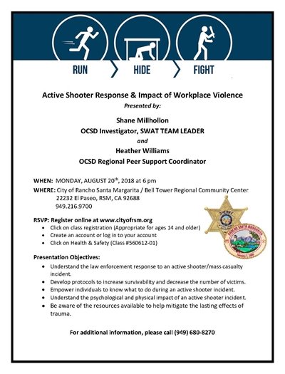 Active Shooter flyer