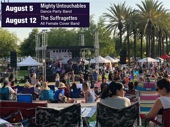 August concert lineup