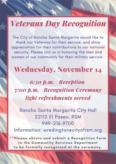 Veterans Day flyer