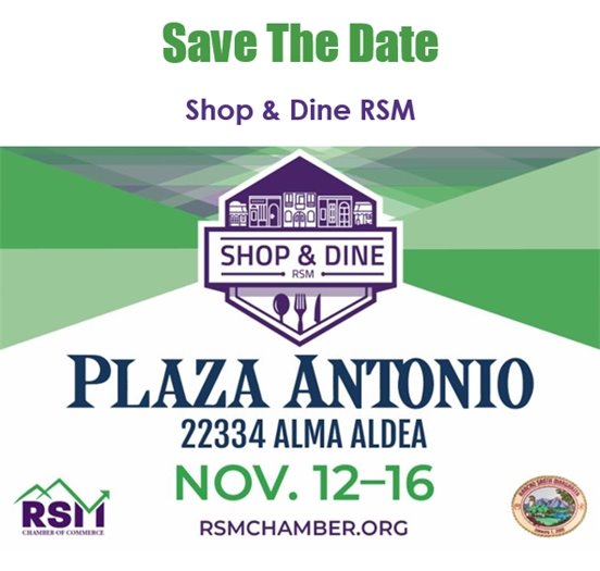 RSM Chamber Shop and Dine save the date