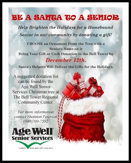 Senior Donation flyer