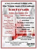 Christmas luncheon flyer