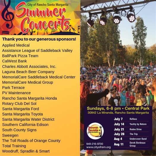 Summer Concert Sponsors