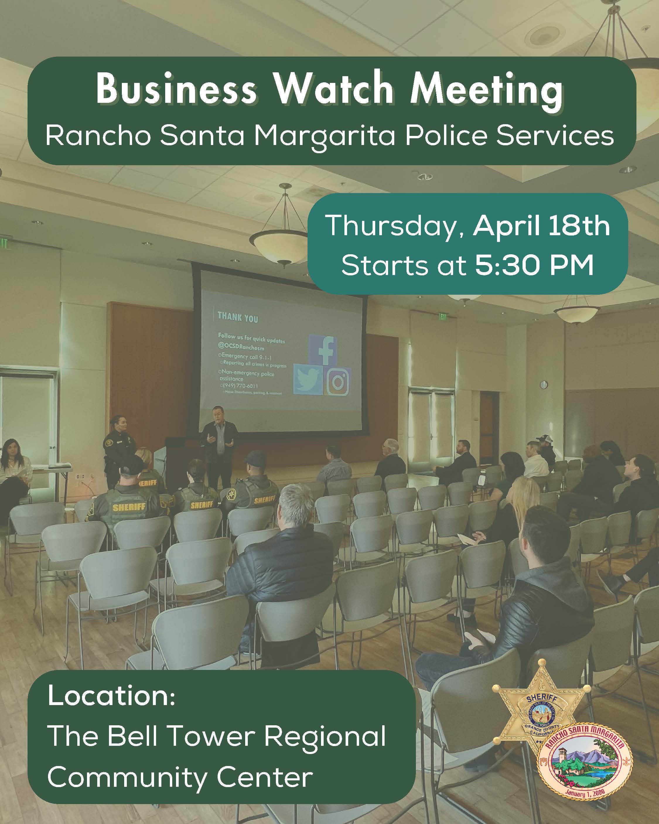 Business Watch Flyer - April 18th 2024