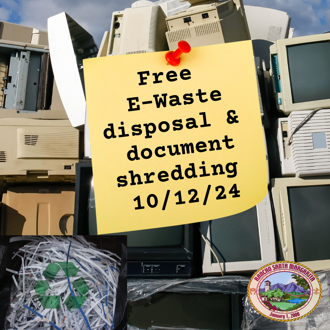 Free E-Waste Document Shredding