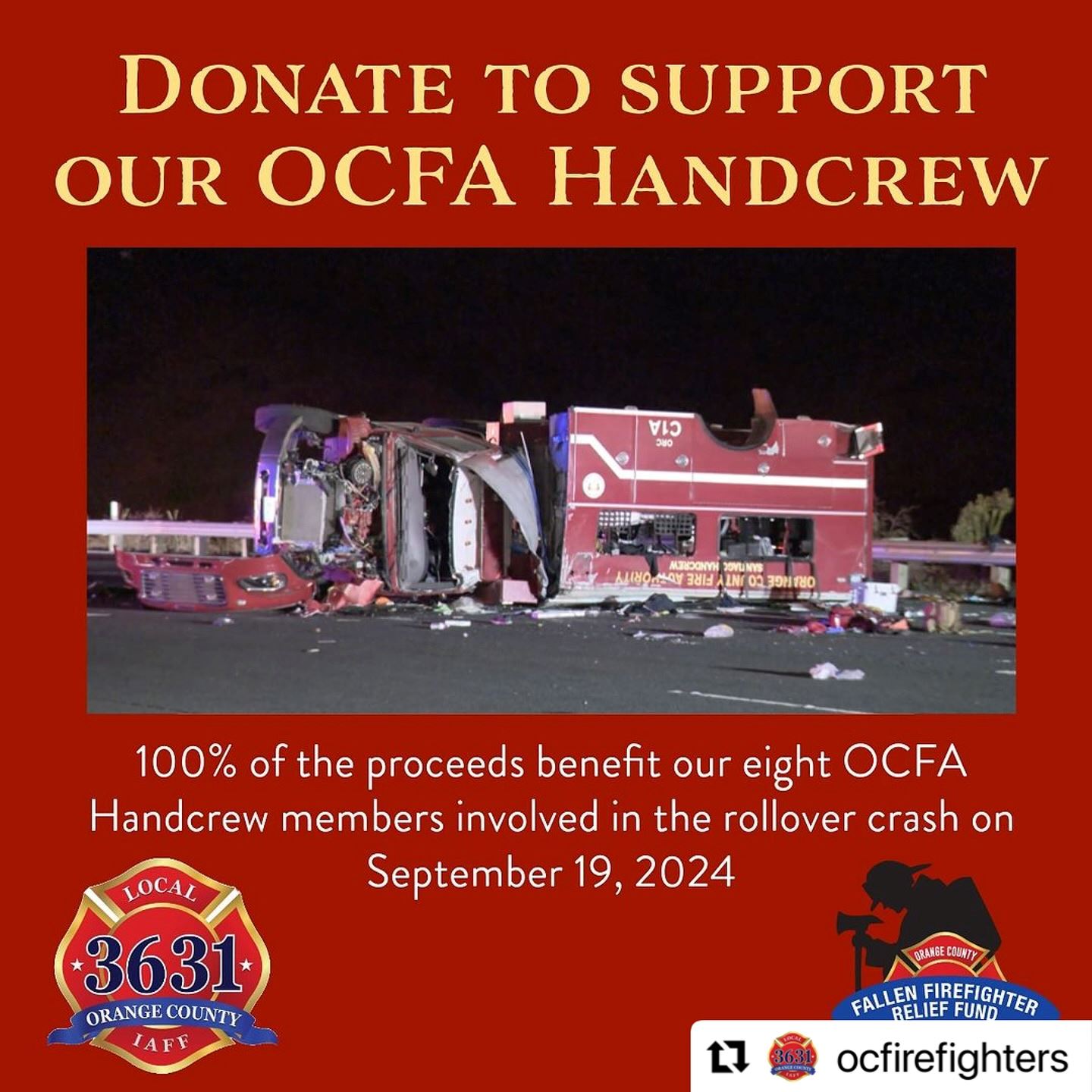 OCFA Hand Crew Support Graphic