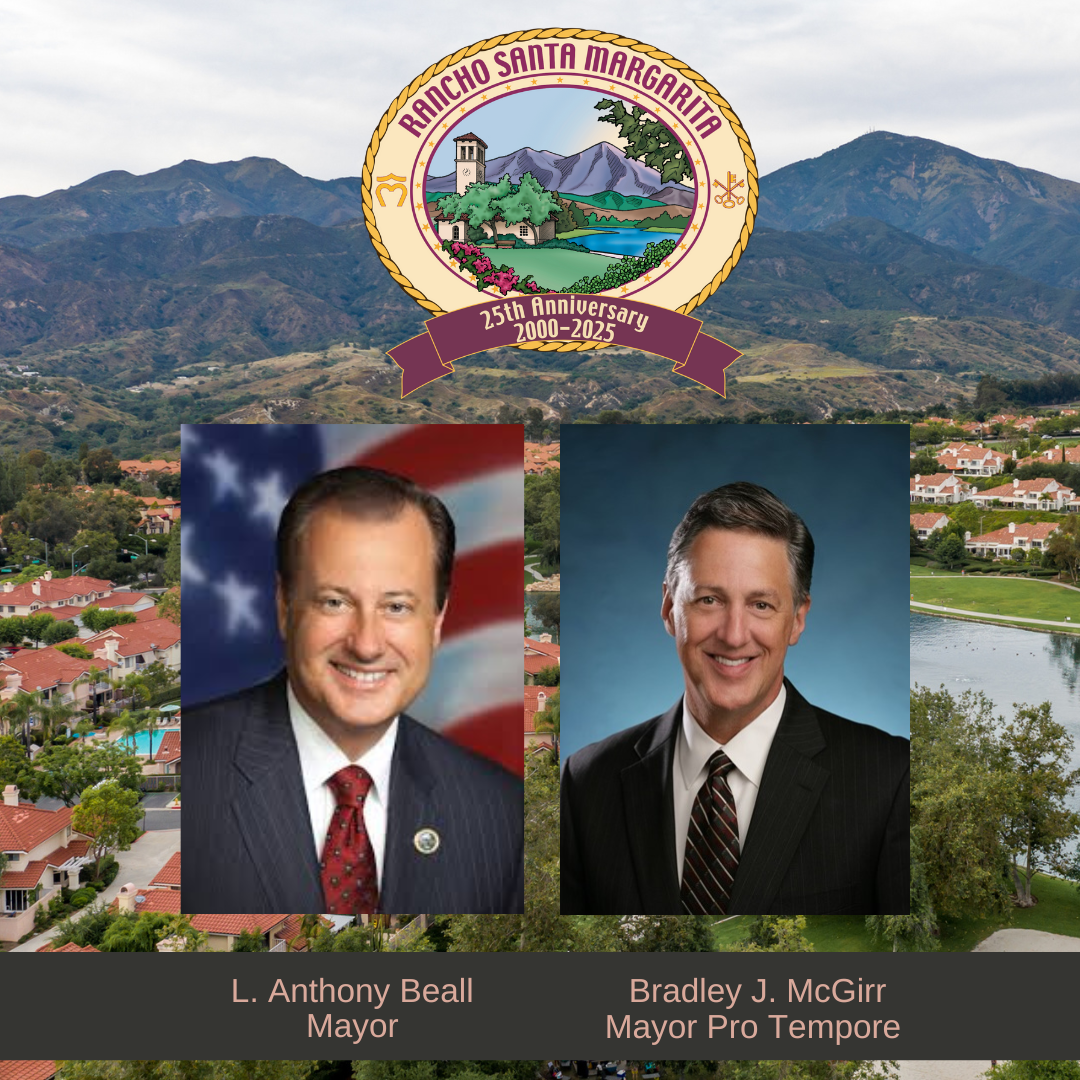 Graphic with photo of Mayor Beall and Mayor Pro Tem McGirr