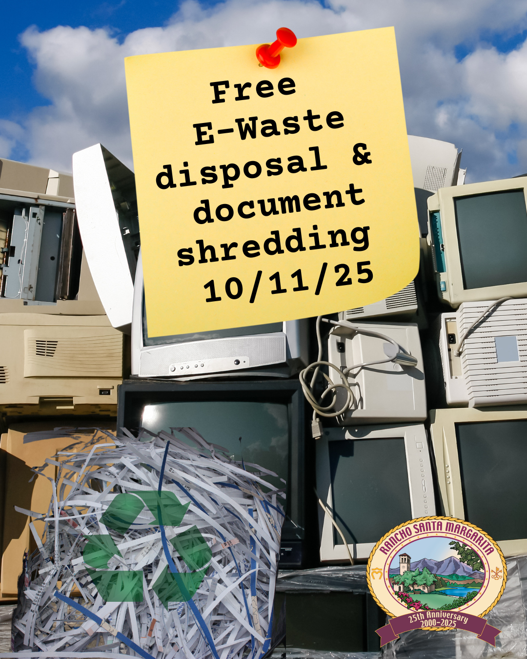Free E-Waste Document Shredding