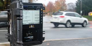 Traffic count box and car