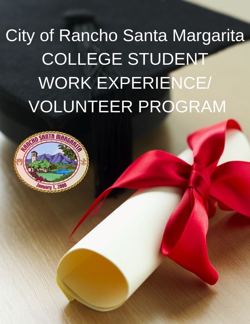 College Student Work Experience/Volunteer Program 2019 graphic