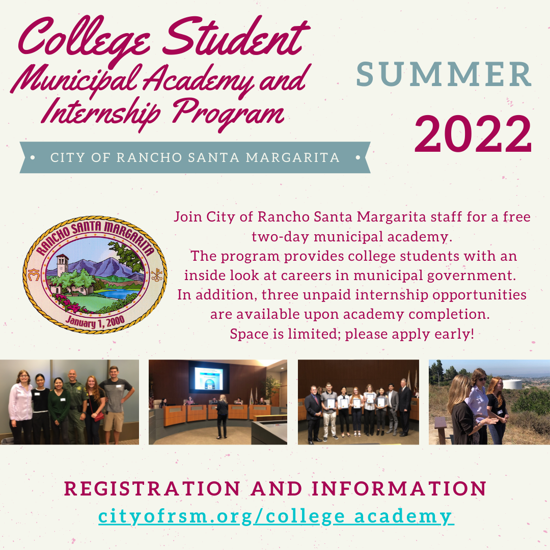 College Student Academy and Internship Program 2022 Post