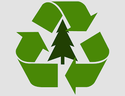 Recycle Christmas Tree graphic