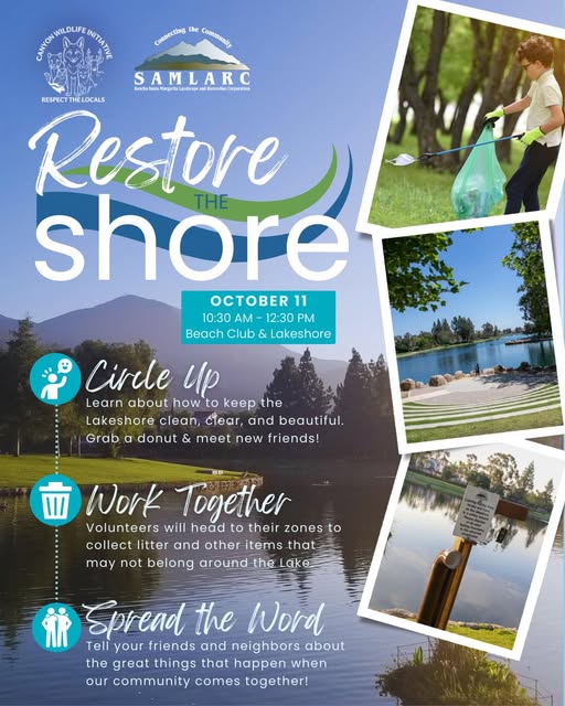 Restore the Shore SAMLARC Event Flyer