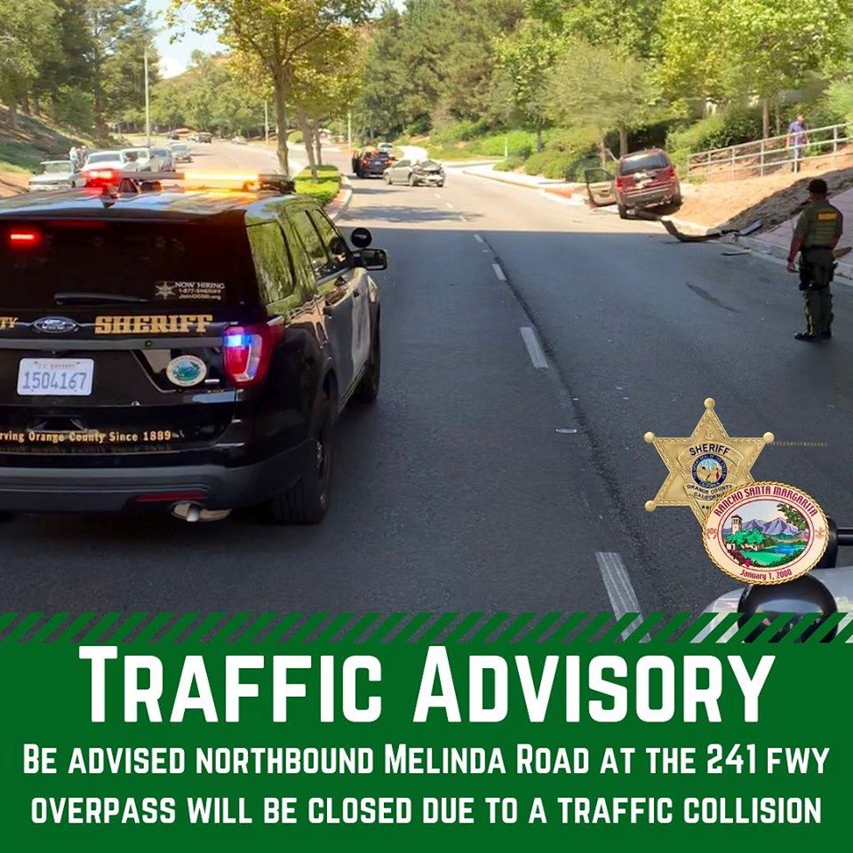 Traffic Advisory post - OCSD