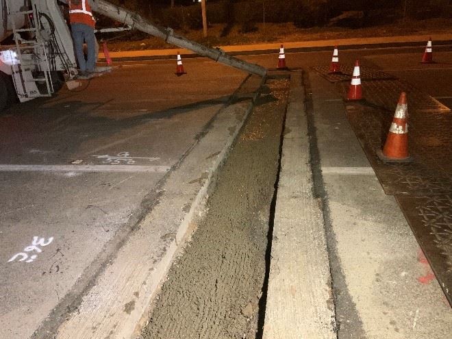 Edison Trench work on Santa Margarita Parkway