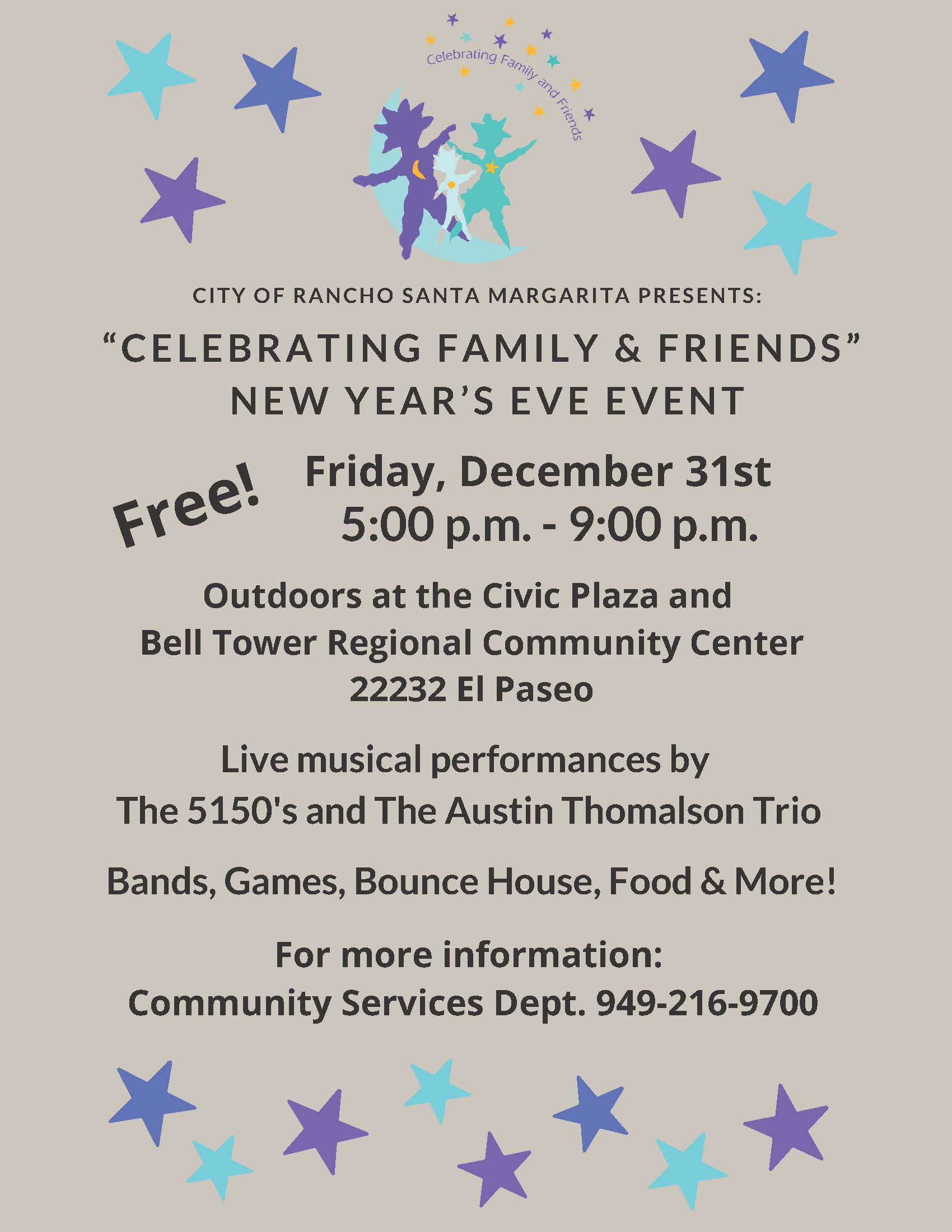 New Years Eve Event 2021 Flyer