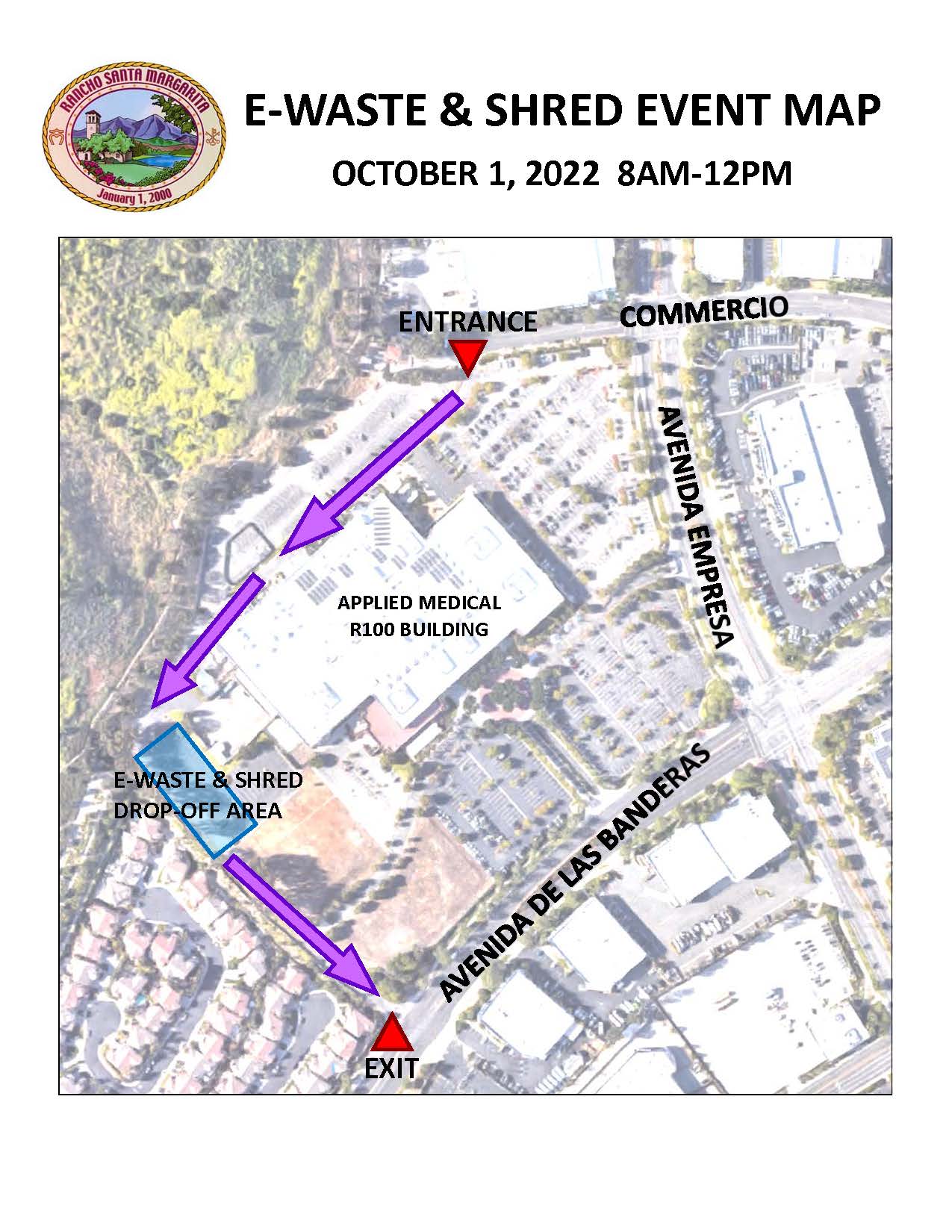 Shred Event Traffic Map